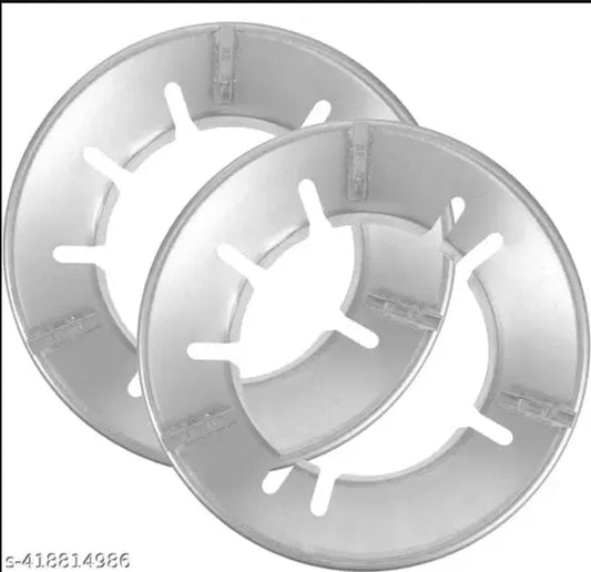 2 Pcs Gas Saver Burner Stand Gather Fire Wok Support Ring For Gas Stove