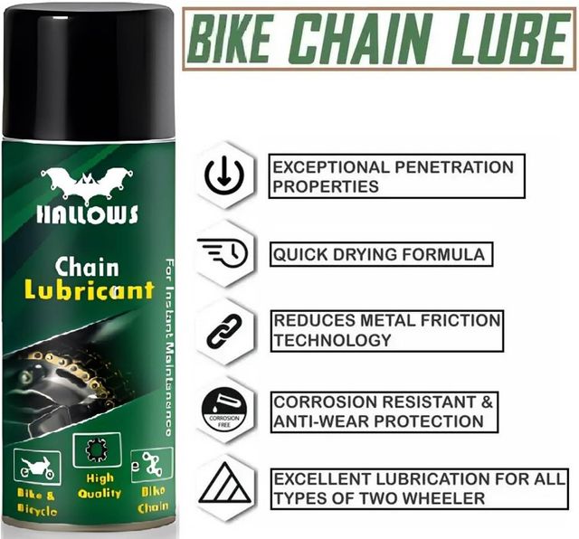 Bike Chain Cleaner Lubricant and Brush (Pack of 3)