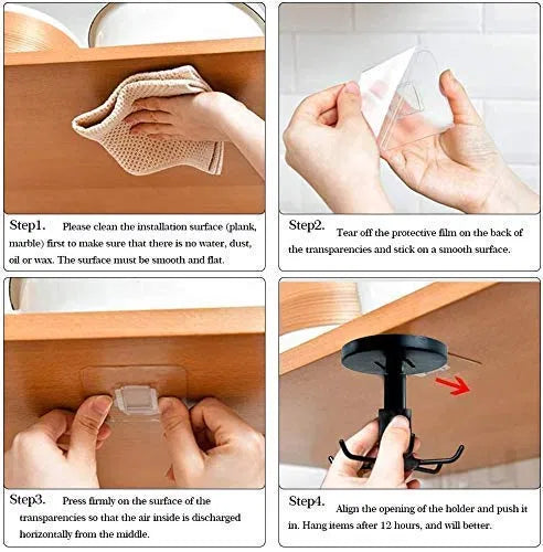 Wall-Mounted Adjustable Degree hook stiker